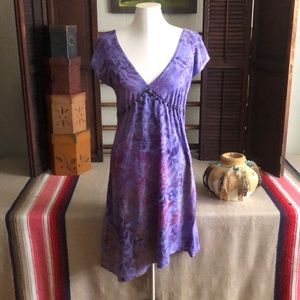 SANTIKI sundress w/ asymmetrical hem line.Size M/L